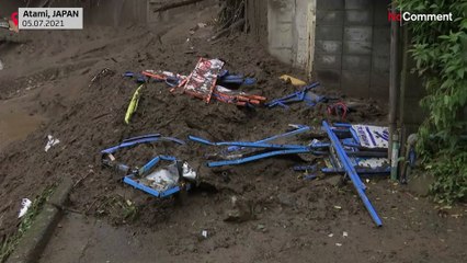 Japon : des dizaines de personnes toujours introuvables après les coulées de boues