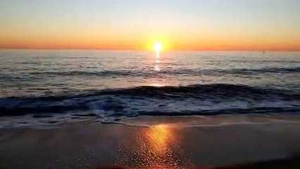 Relaxing Music With beautiful Sunset Wave || Meditation Music For sleep || Mind Relaxation Music ||