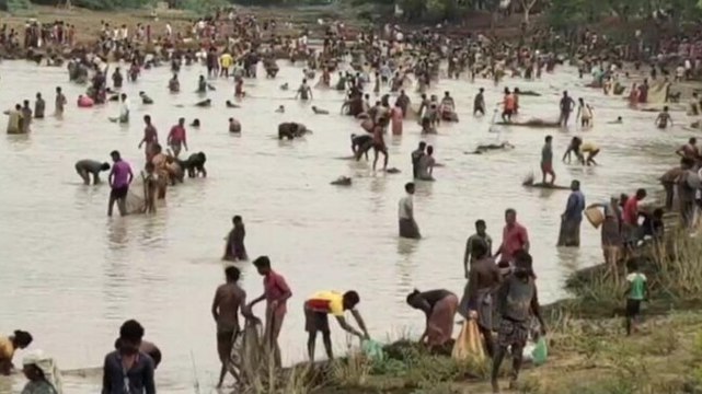 Hundreds of villagers flout Covid norms to celebrate fishing festival in Tamil Nadu's Sivaganga