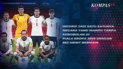 Download Video: Rekor, Inggris Lolos ke Semifinal Piala Eropa 2020 tanpa Kebobolan