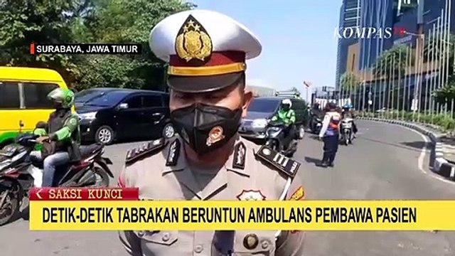 Kecelakaan Tabrakan Beruntun Ambulans Membawa Pasien