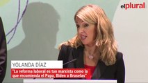 Díaz: “La reforma laboral es tan marxista como la que recomienda el Papa, Biden o Bruselas”