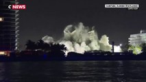 Les images impressionnantes de la destruction de l'immeuble effondré à Surfside (Floride)