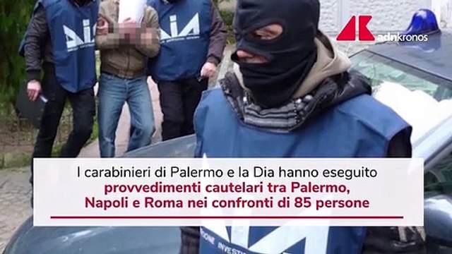 Mafia, 85 misure cautelari tra Palermo, Napoli e Roma