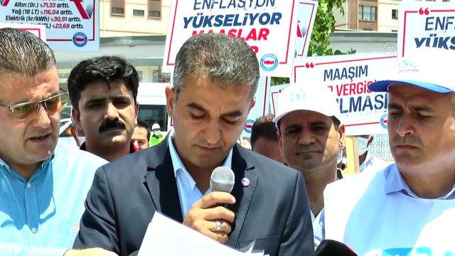 ŞIRNAK - Memur -Sen üyeleri seyyanen zam talep etti