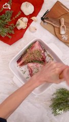 Souris d'agneau façon papa vertical