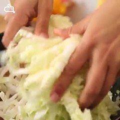 Chou chinois au champignon et riz