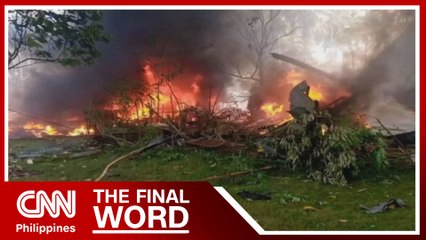 AFP investigating cause of Sulu plane crash