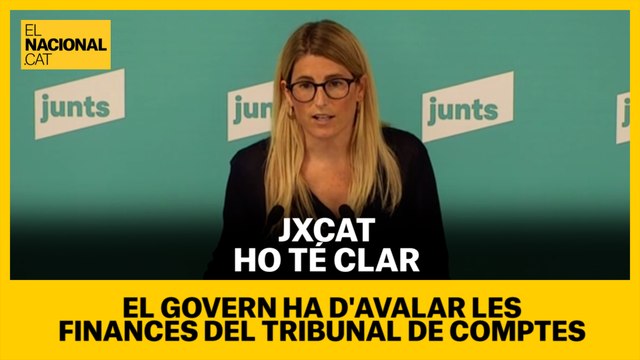 JxCat ho té clar: el Govern ha d'avalar les fiances del Tribunal de Comptes