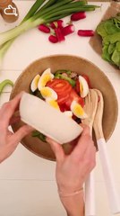 Salade Niçoise : l'authentique Niçoise vertical