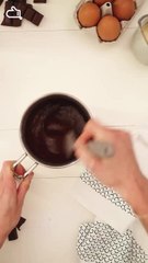 Moelleux au chocolat sans beurre (ni crème) vertical