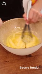 Financier minute pour utiliser des blancs d'œuf vertical