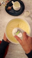 Gâteau léger au fromage blanc vertical