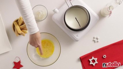 Bûche de Noël Pomme Vanille et Nutella