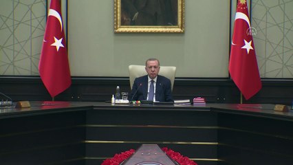 ANKARA - Cumhurbaşkanlığı Kabinesi toplandı