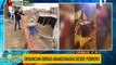 Camioneta se vuelca en Chorrillos: denuncian obras abandonadas desde hace 5 meses