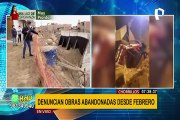 Camioneta se vuelca en Chorrillos: denuncian obras abandonadas desde hace 5 meses