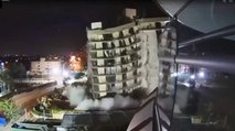 Así demolieron lo que quedaba del Champlain Towers, edificio que colapsó en Miami