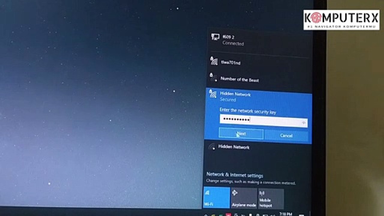 CARA YANG BENAR MENYAMBUNG WIFI YANG DI SEMBUNYIKAN HIDDEN NETWORK