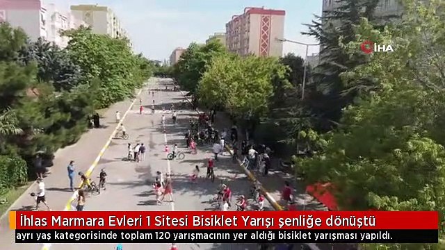 İhlas Marmara Evleri 1 Sitesi Bisiklet Yarışı şenliğe dönüştü