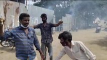 Tamil Nadu: People burst crackers to celebrate reopening of liquor shops in Coimbatore after 2 months