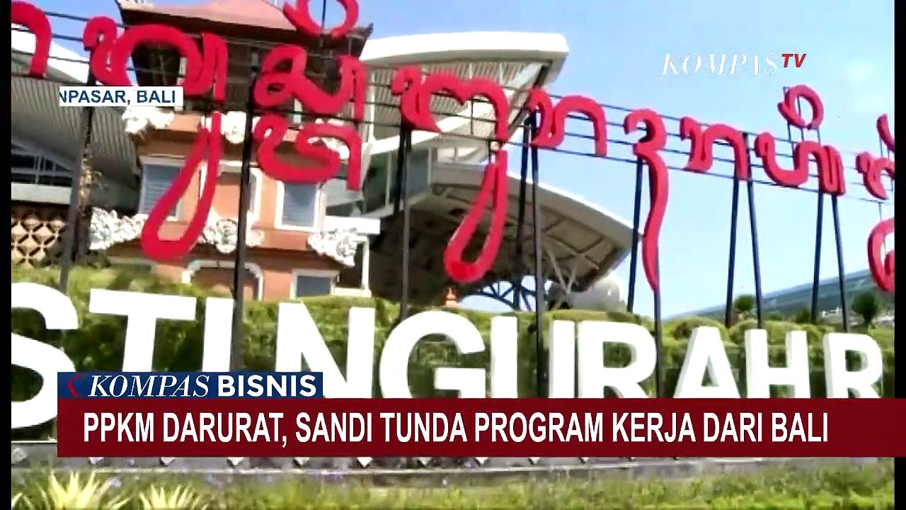 PPKM Darurat, Sandiaga Uno Tunda Program Work From Bali
