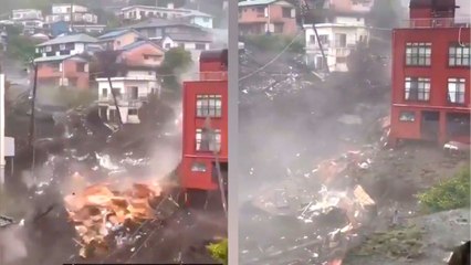 ಮಳೆಯ ಕಾರಣ  ಜಪಾನ್ನಲ್ಲಿ ಭೂ ಕುಸಿತ | Flood Warning | Oneindia Kannada