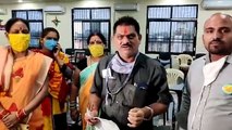 रायपुर में वैक्सीनेशन के दौरान बड़ी चूक, परिजनों ने की कार्रवाई की मांग