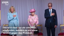 Fauxpas bei der Queen: Joe Biden tritt ins Fettnäpfchen