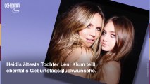 Heidi Klum: Leni gratuliert mit seltenem Bild