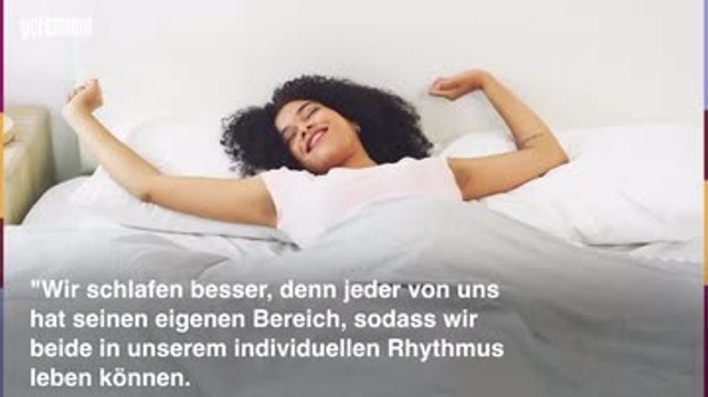 Getrennt schlafen. Liebestot oder Beziehungsretter