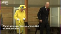 Sorge um Prinz Philip: Ehemann der Queen im Krankenhaus