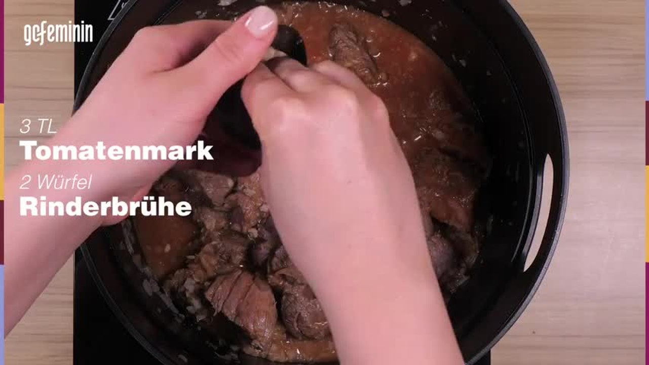 Rindfleisch mit Karotten