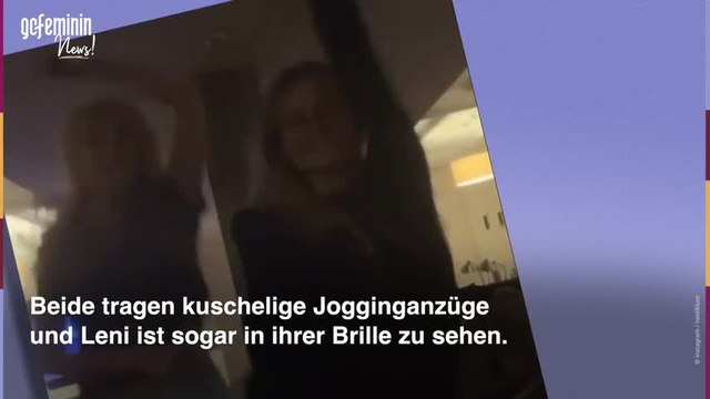 Private Aufnahmen: Heidi Klum und Leni tanzen