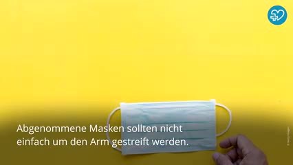 Masken-Hygiene im Herbst