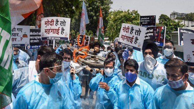 Protest across the country over hiked prices of fuel