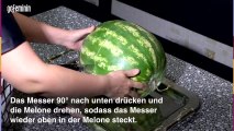 Wassermelone schneiden: So geht's ganz leicht!