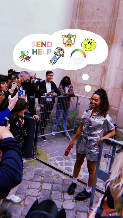 Léna Mahfouf (Léna Situations) au défilé Dior. Juillet 2021