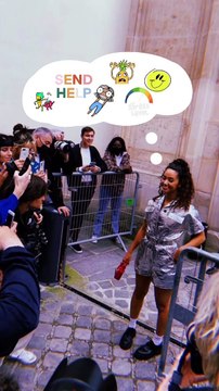 Léna Mahfouf (Léna Situations) au défilé Dior. Juillet 2021