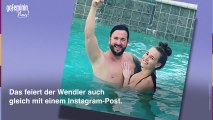Michael Wendler & Laura: Feuchtfröhlich im Pool