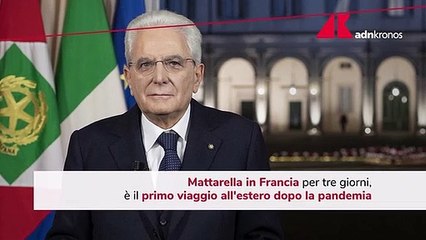 Mattarella in Francia per visita di Stato