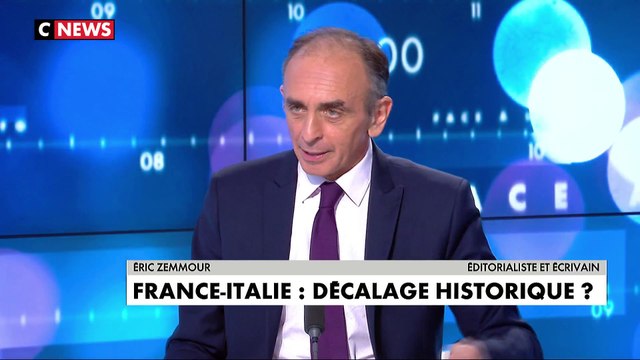 Eric Zemmour : «Moi je considère que l’Italie du nord aurait dû être française. Il n’y a pas de différence entre Milan et Nice. Tout ça c’est le même peuple, la même ville, la même architecture, le même état d’esprit»