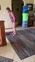 Scaring Mom by Hiding in Tube