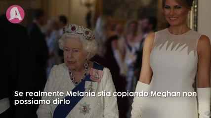 Melania Trump copia il look di Meghan Markle