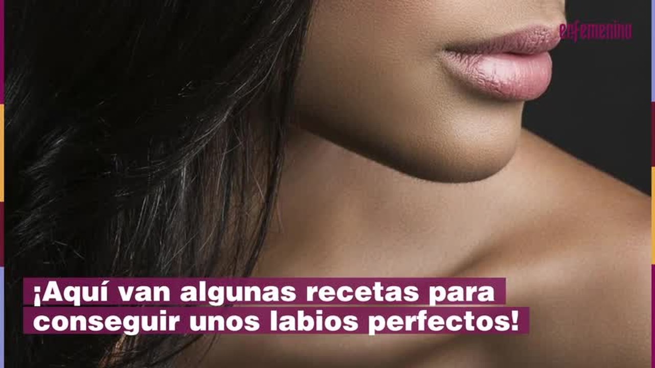 Recetas caseras para exfoliar los labios
