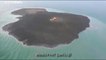 شاهد | ثوران بركاني على بعد كيلومترات قليلة من حقل غاز في بحر قزوين