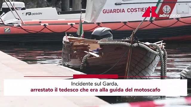 Video Incidente sul Garda, arrestato tedesco