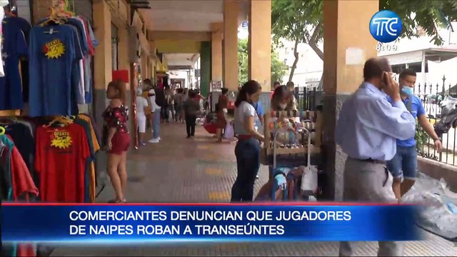 Comerciantes del centro de Guayaquil denuncian constantes robos