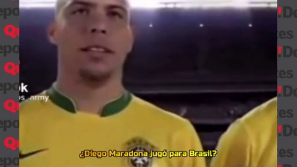 ¿Diego Maradona jugó para Brasil?