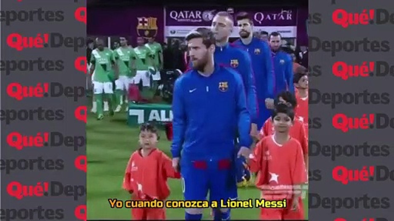 Yo cuando conozca a Lionel Messi